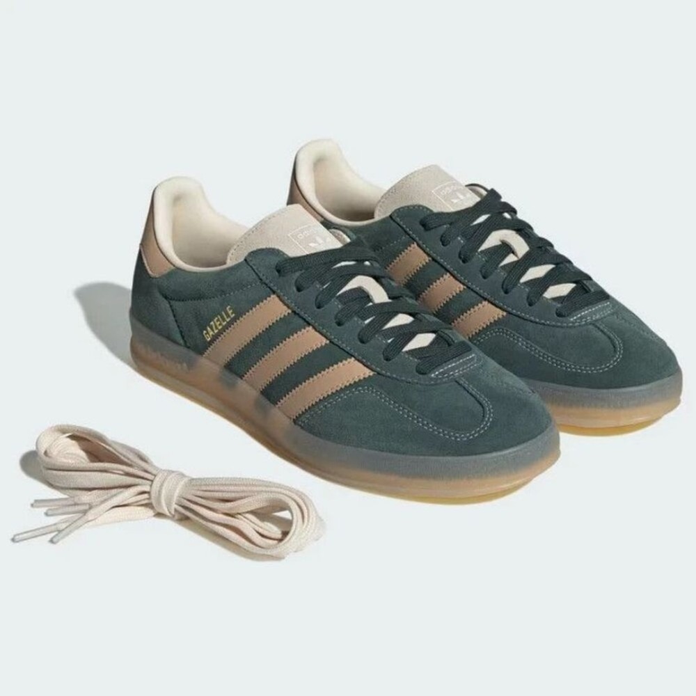 11.5M - [NEW] Men's adidas Gazelle Indoor Shoes‎ 'Shadow Green' JH5402 - Picture 4 of 9